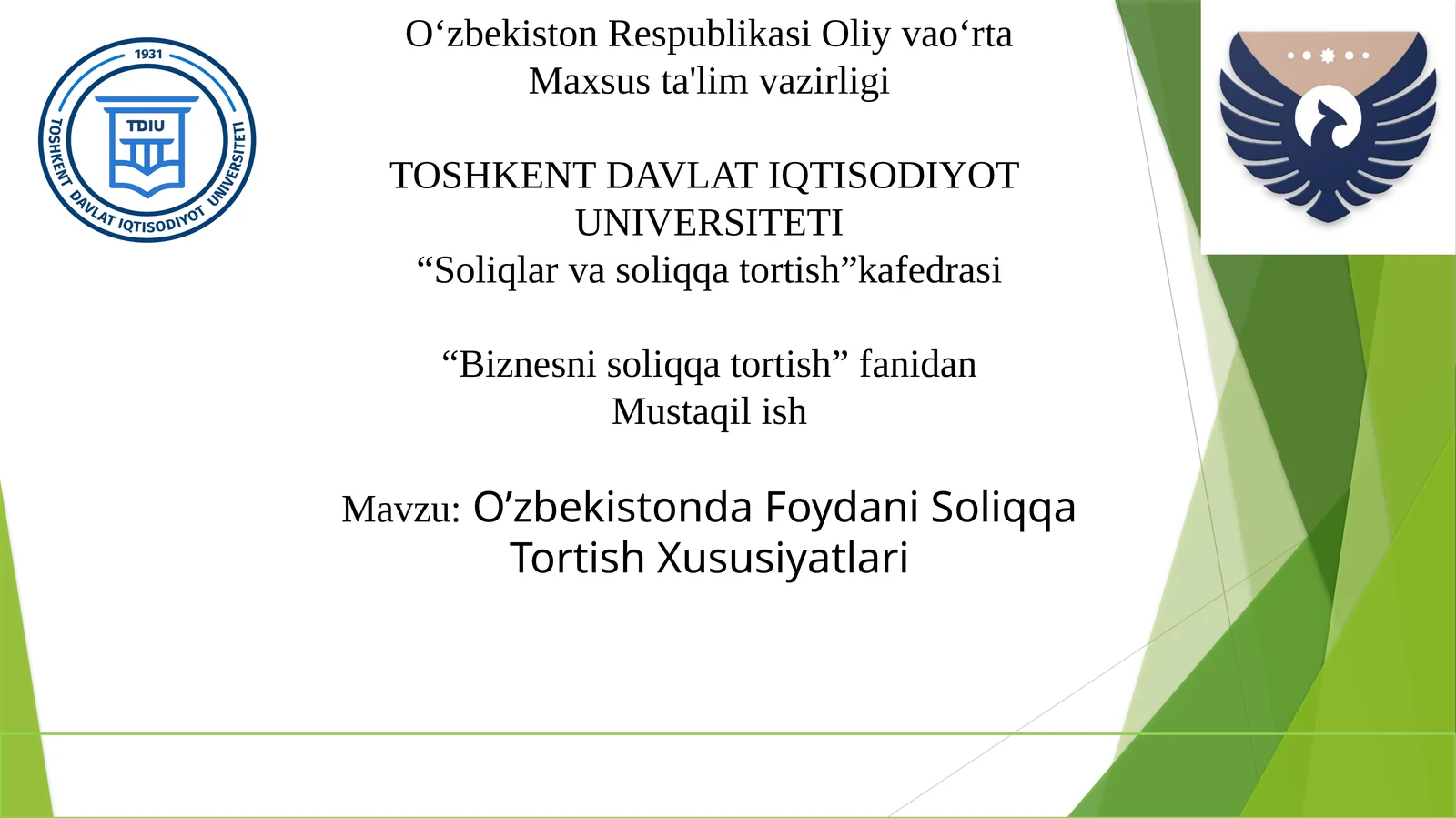 Foyda soligi