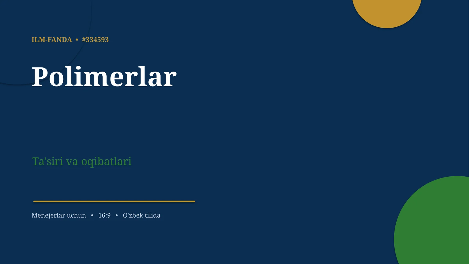 Polimerlar