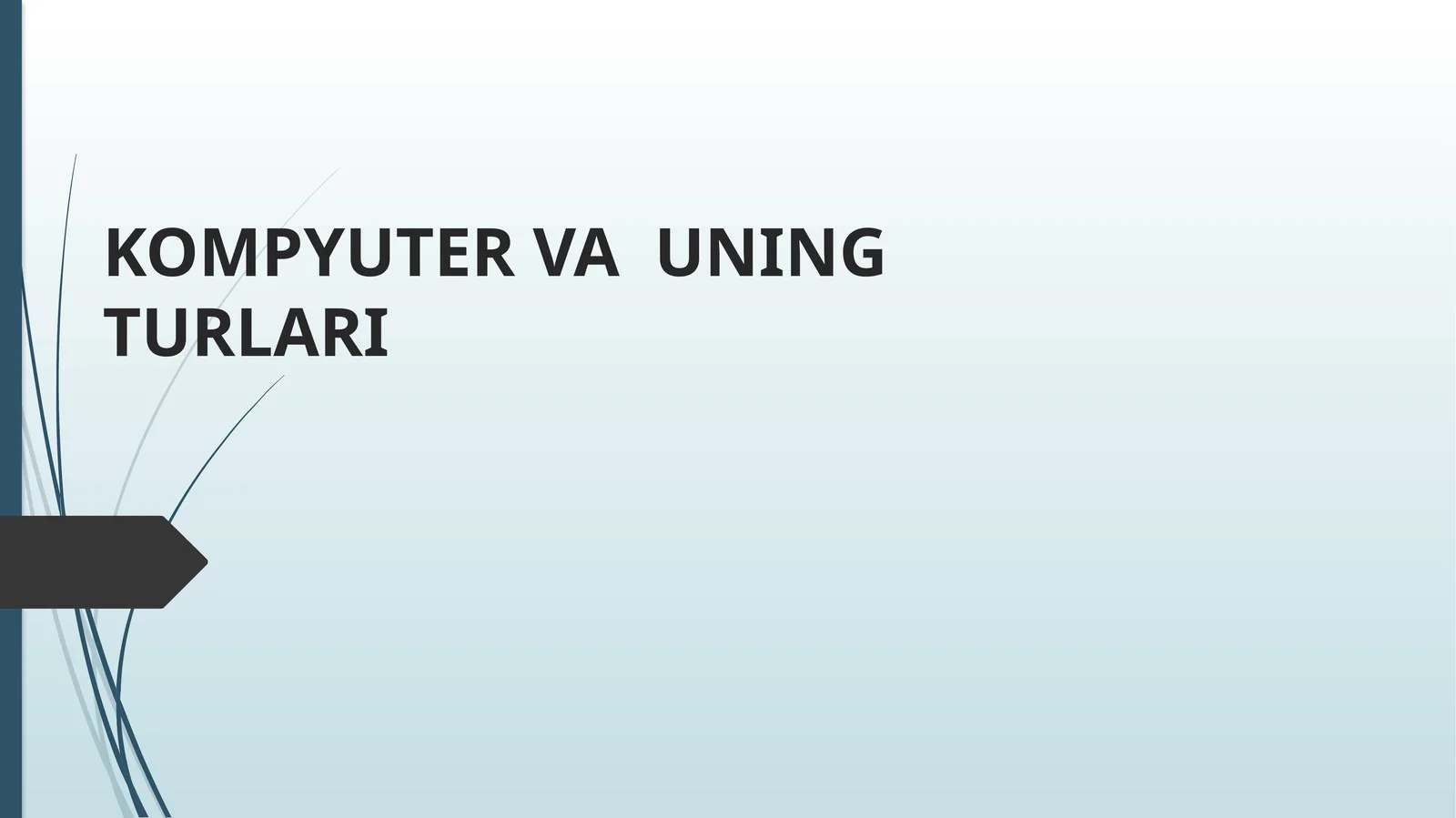Kompyuter VA UNING TURLARI