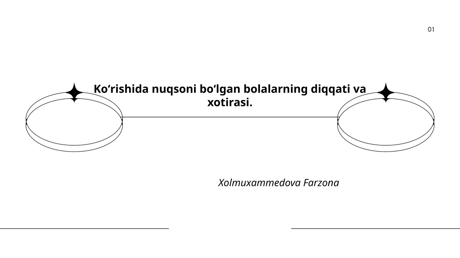 Koʻrishida nuqsoni boʻlgan bolalarning diqqati va xotirasi