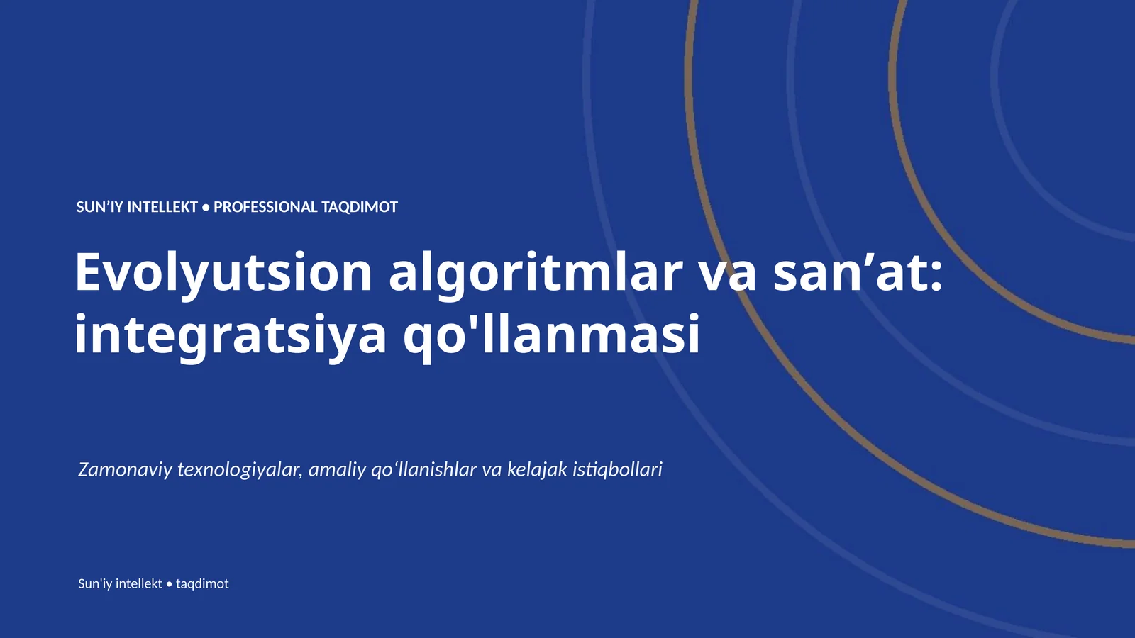 Evolyutsion algoritmlar va sanʼat: integratsiya qo'llanmasi