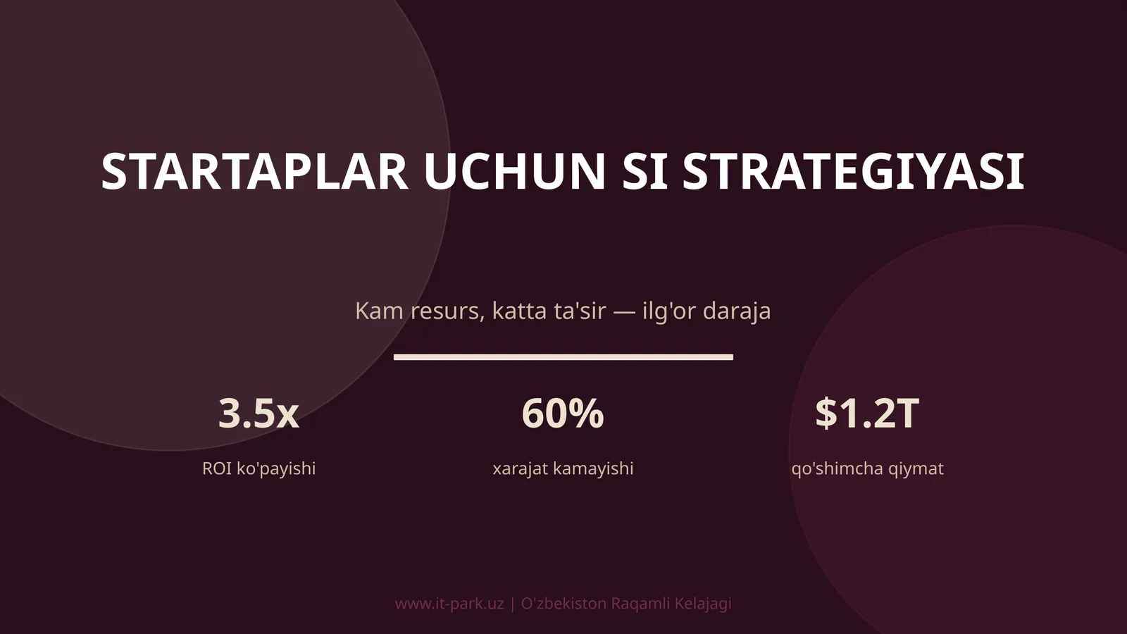 SI strategiyasi