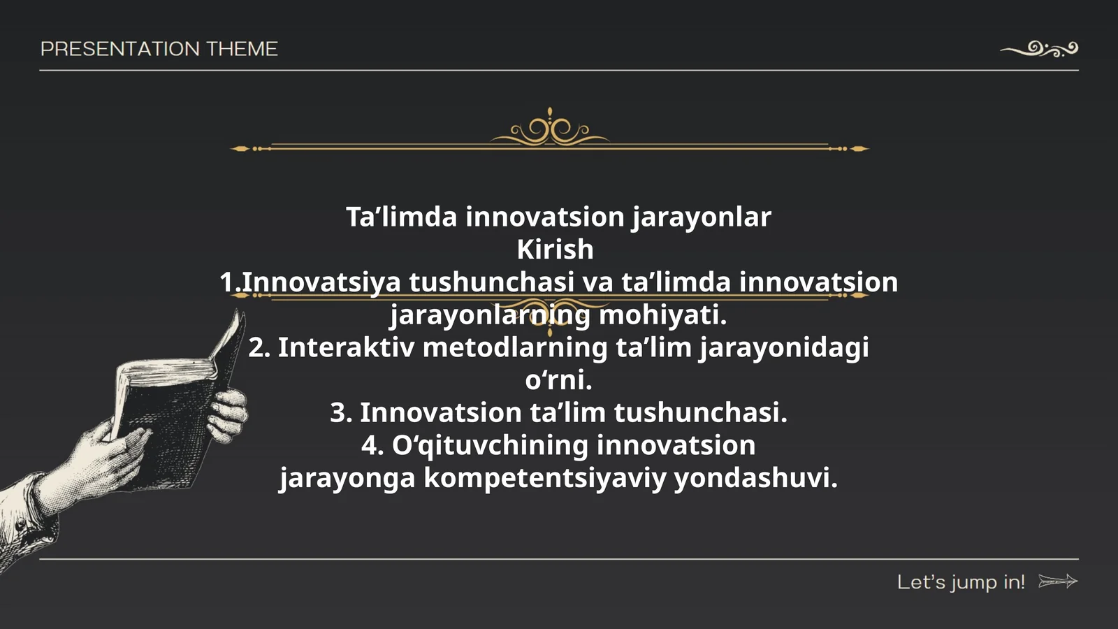 Ta’limda innovatsion jarayonlar