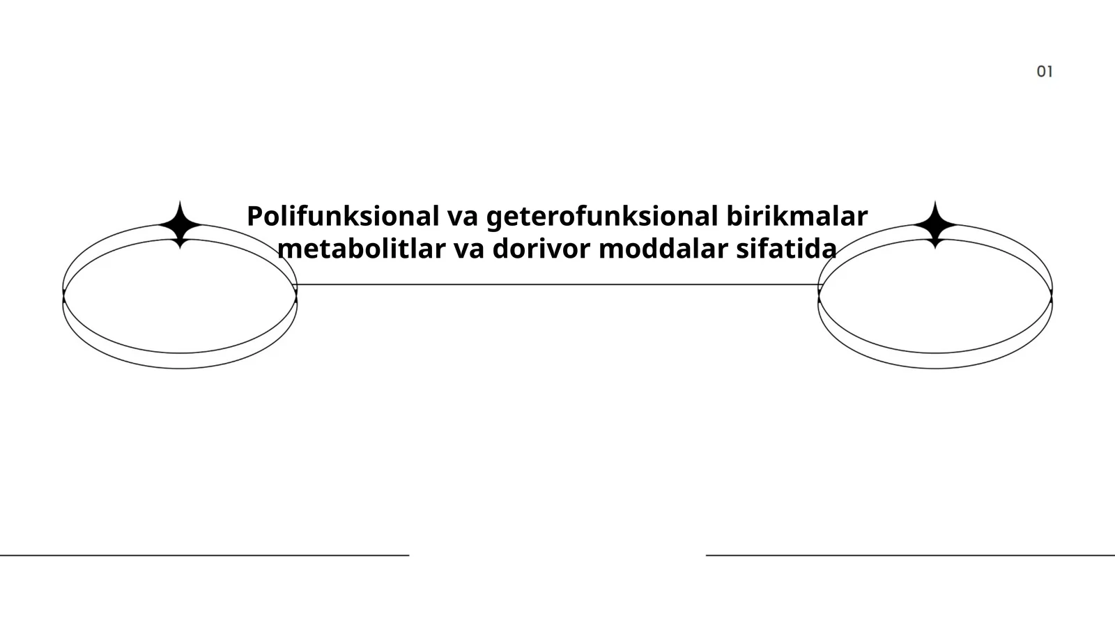Polifunksional va geterofunksional birikmalar metabolitlar va dorivor moddalar sifatida