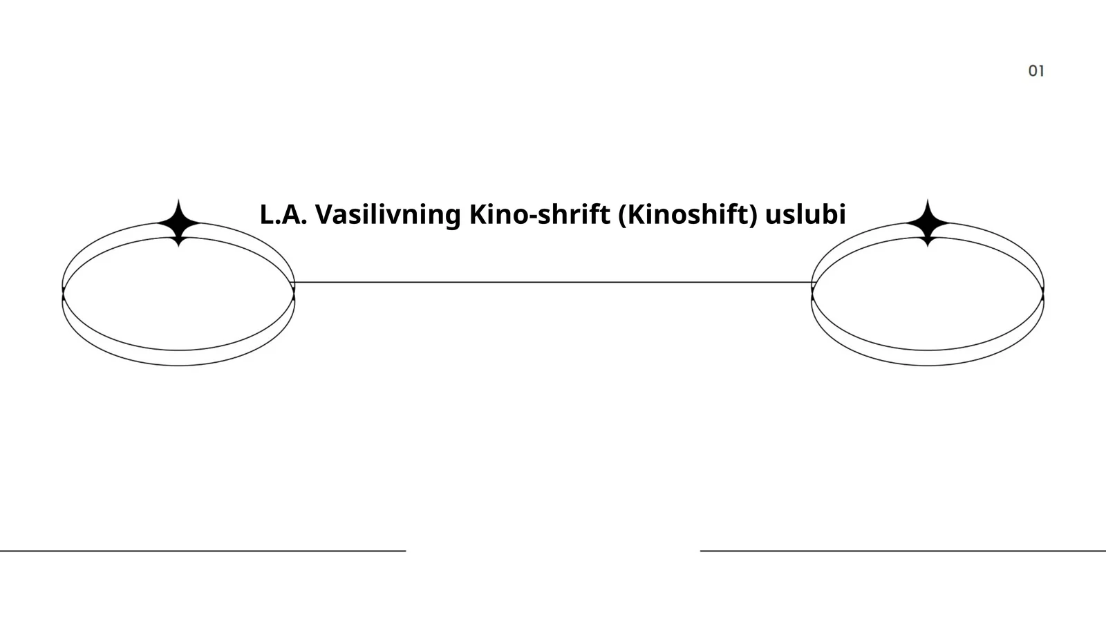 L.A. Vasilivning "Kino-shrift" (Kinoshift) uslubi