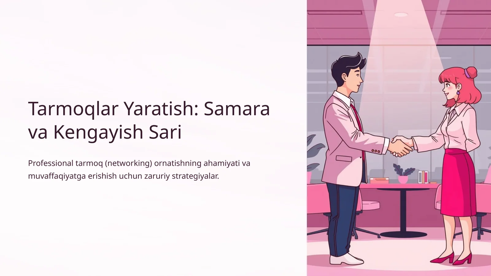 Tarmoqlar Yaratish: Samara va Kengayish Sari