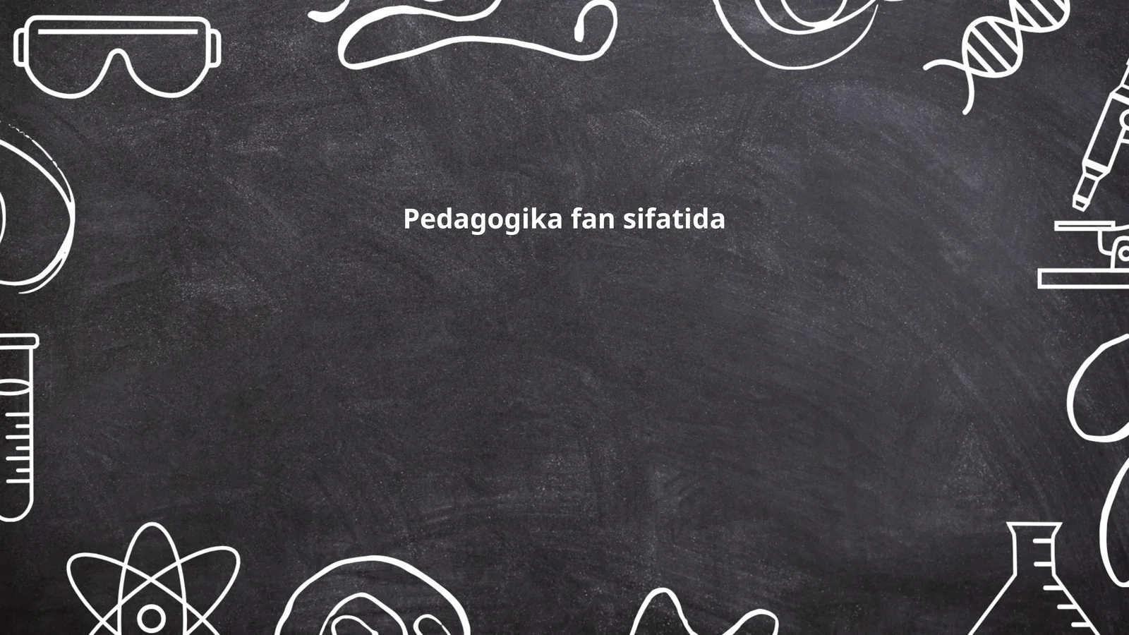 Pedagogika fan sifatida