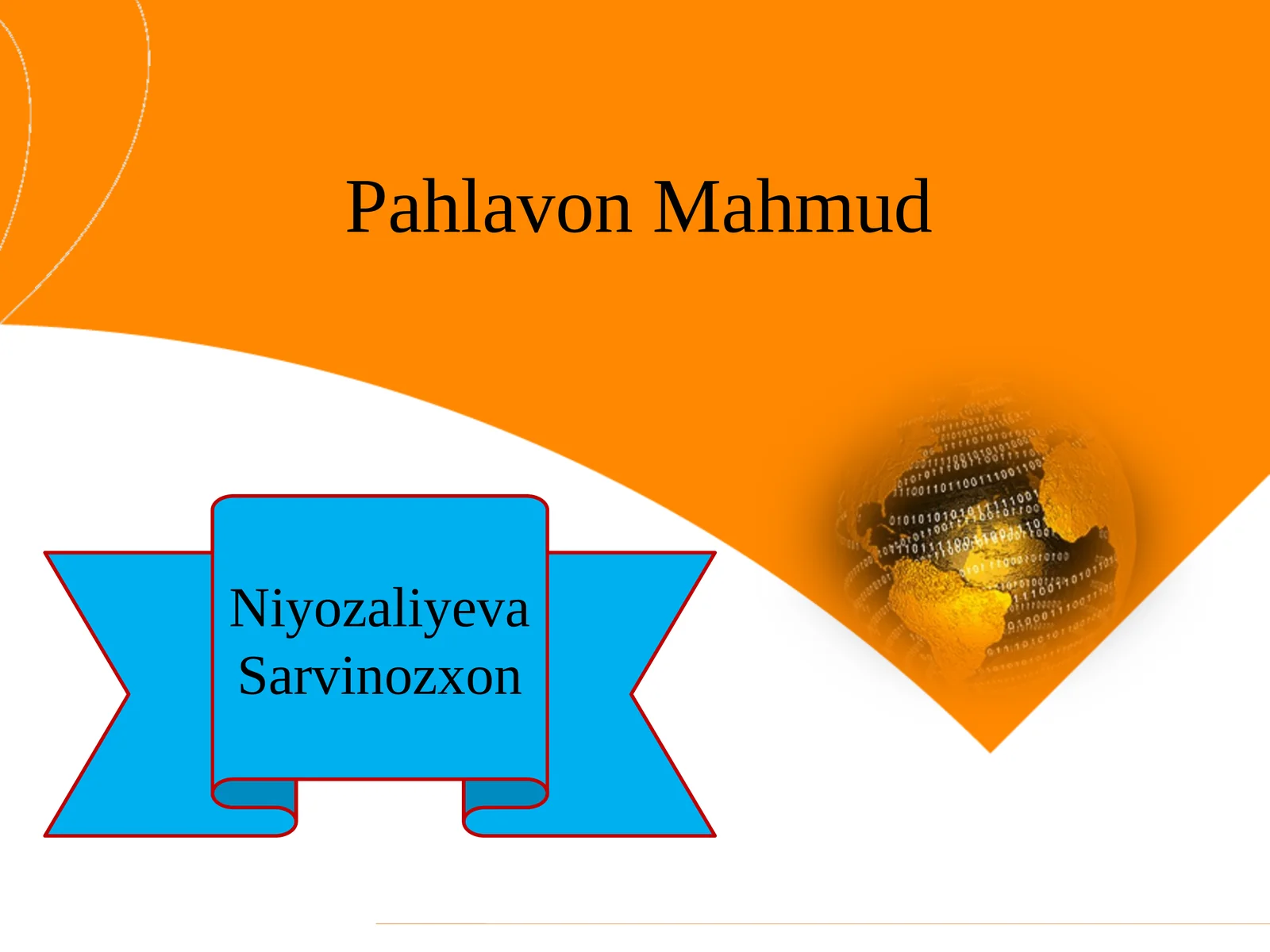 Pahlavon Mahmud