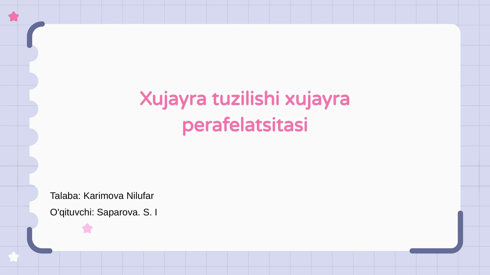 Xujayra tuzilishi xujayra perafelatsitasi