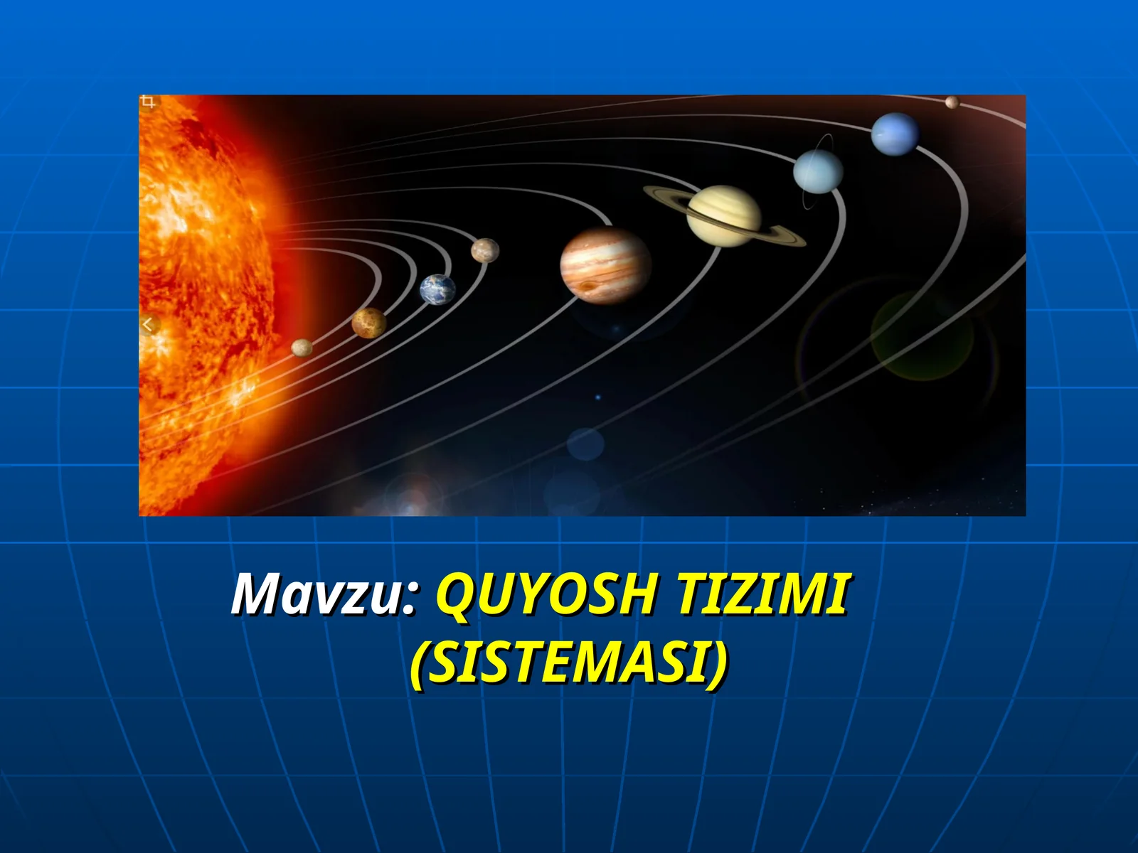 QUYOSH TIZIMI (SISTEMASI)