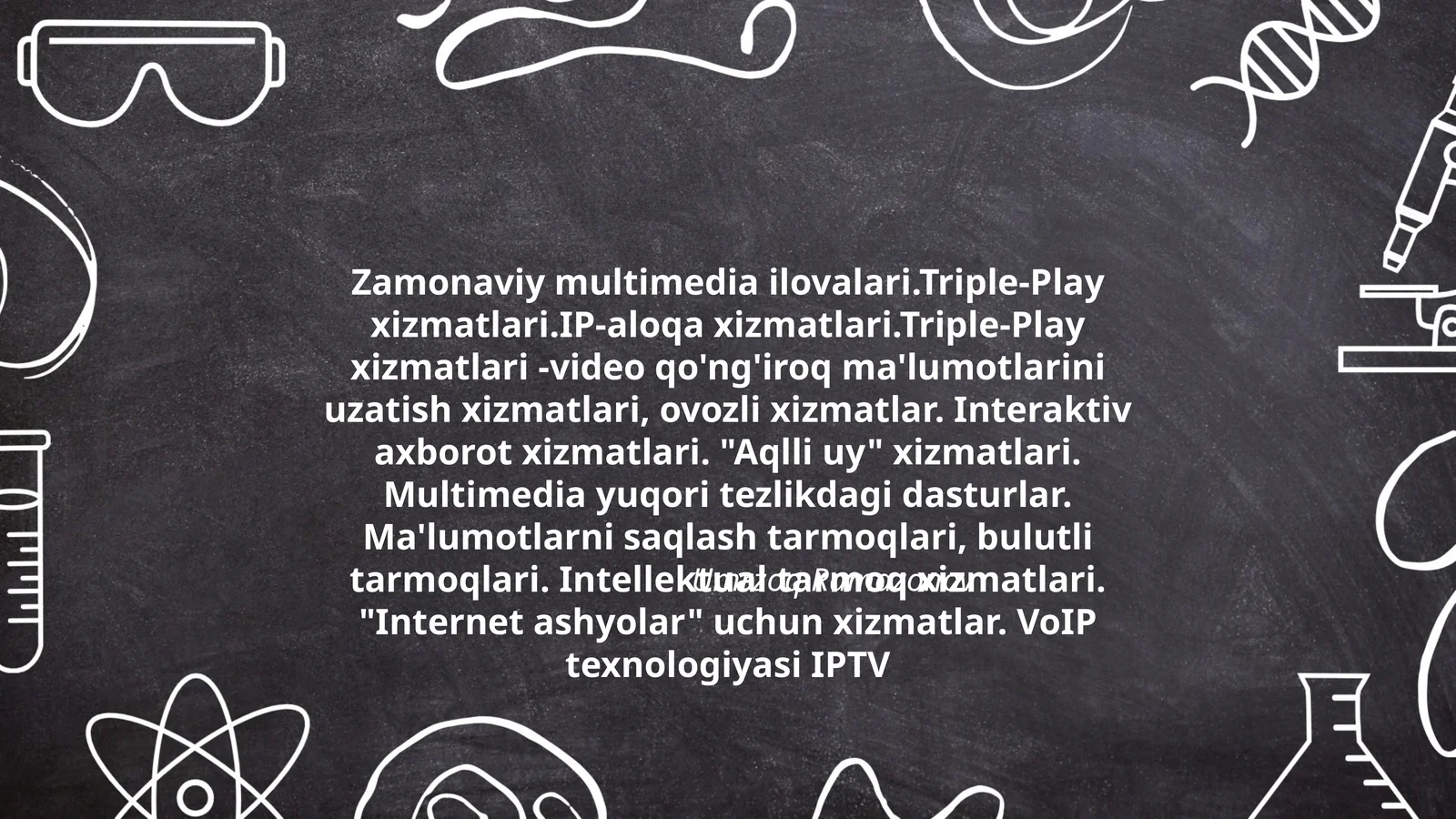 Zamonaviy multimedia ilovalari