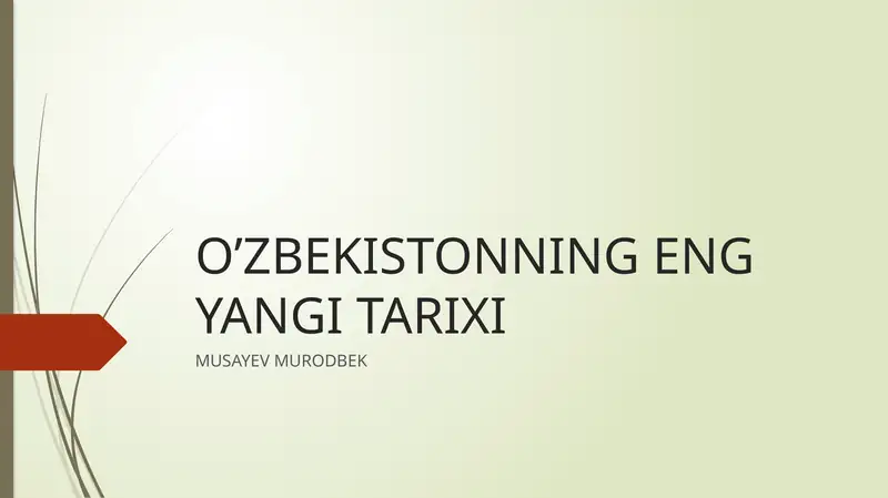 ozbekistonning eng yangi tarixi  ozbekiston davlat ramzlari