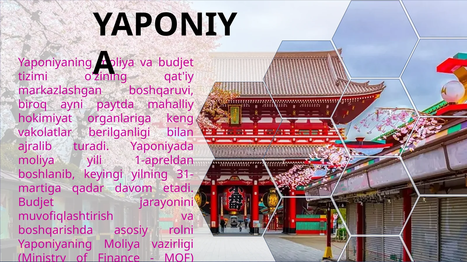 YAPONIYA IQTISODIYOTI. YAPONIYANING BYUDJET SIYOSATI. Yaponiya