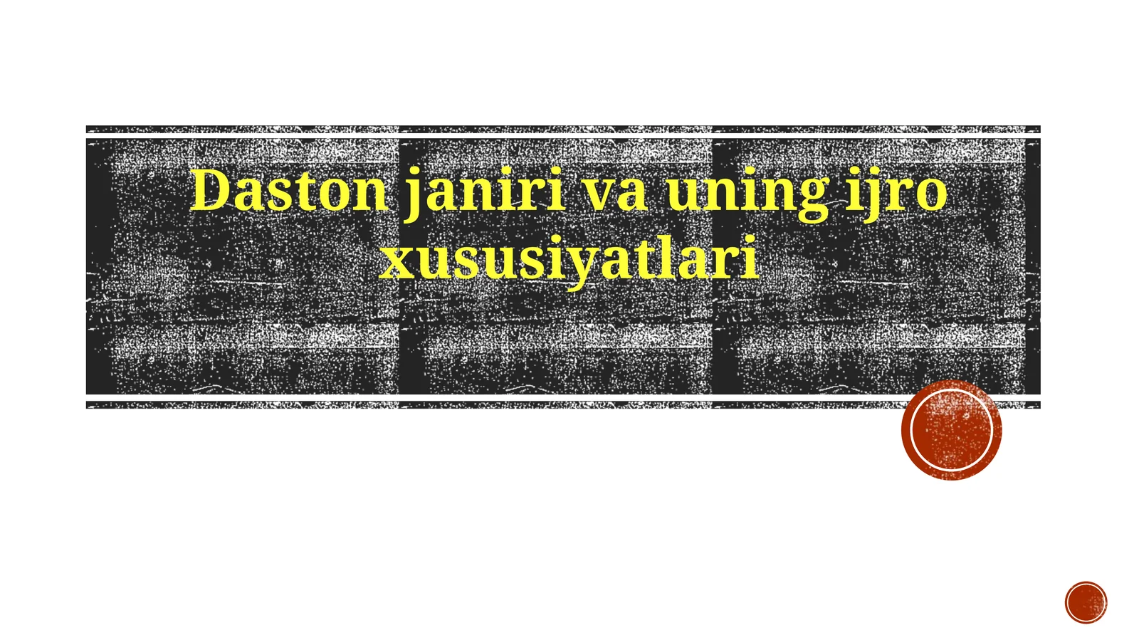 Daston Janiri: Umumiy Tasavvur