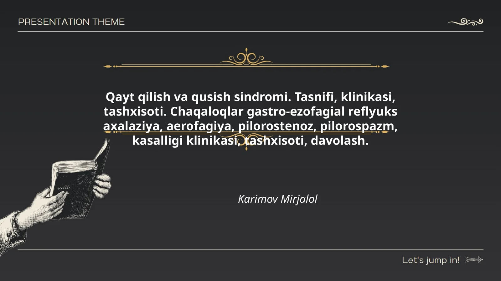 Qayt qilish va qusish sindromi. Tasnifi, klinikasi, tashxisoti