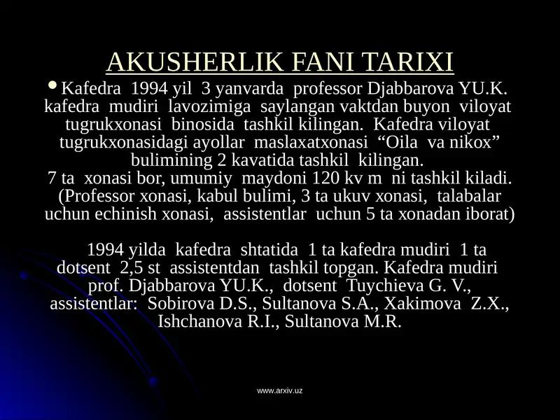 AKUSHERLIKFANITARIXI