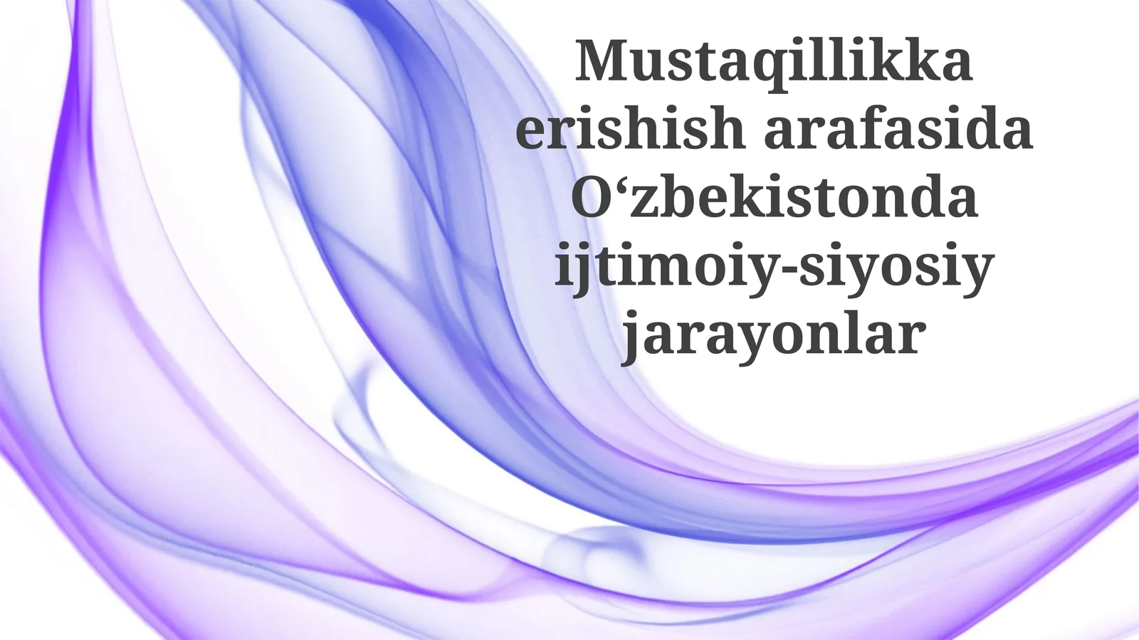 Intelligitsiyaning roli va taʼsiri