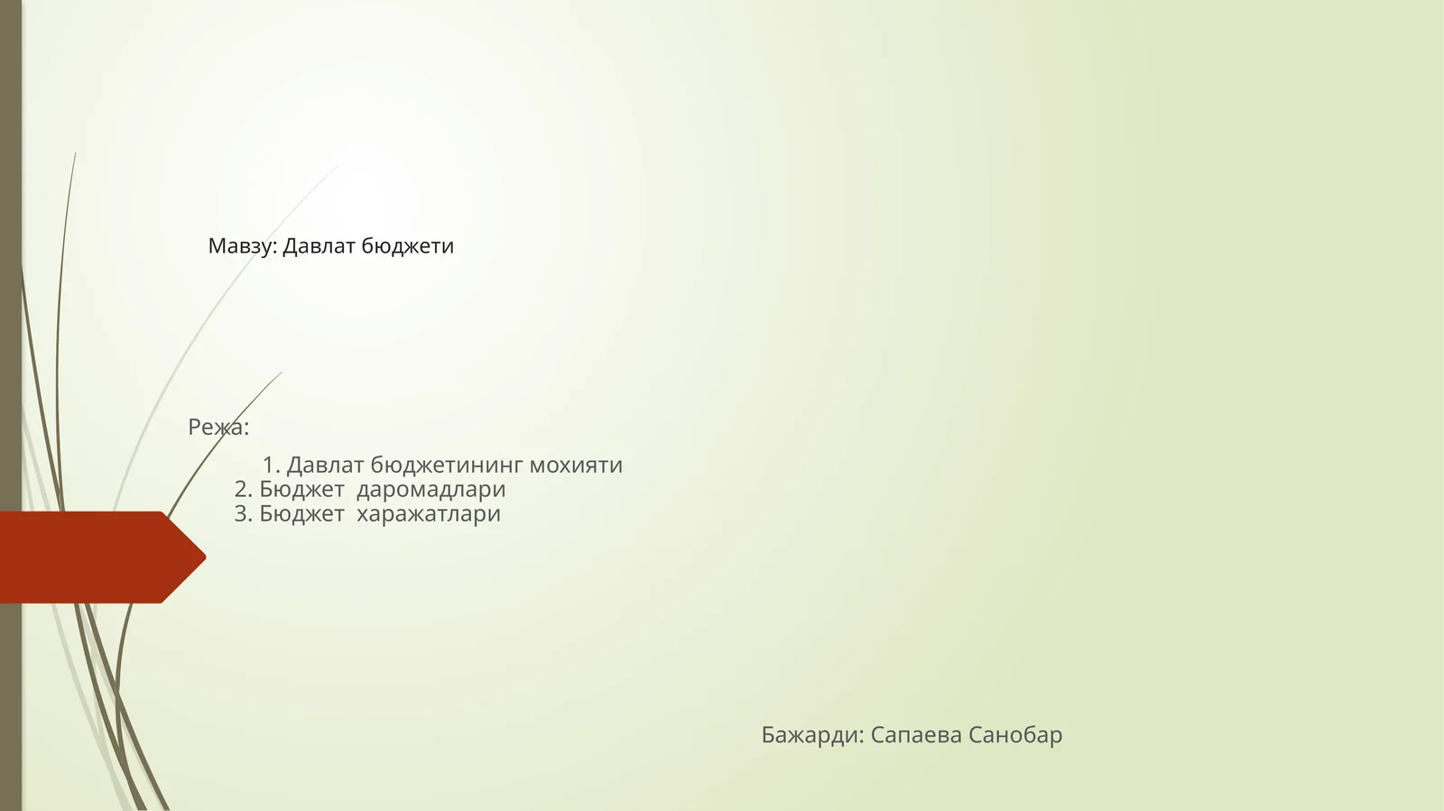 Давлат бюджети