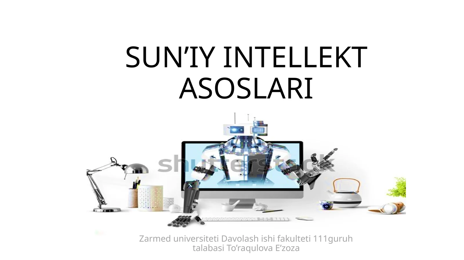 Sun’iy entelekt asoslari