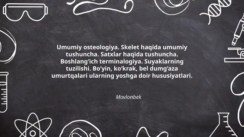 Umumiy osteologiya