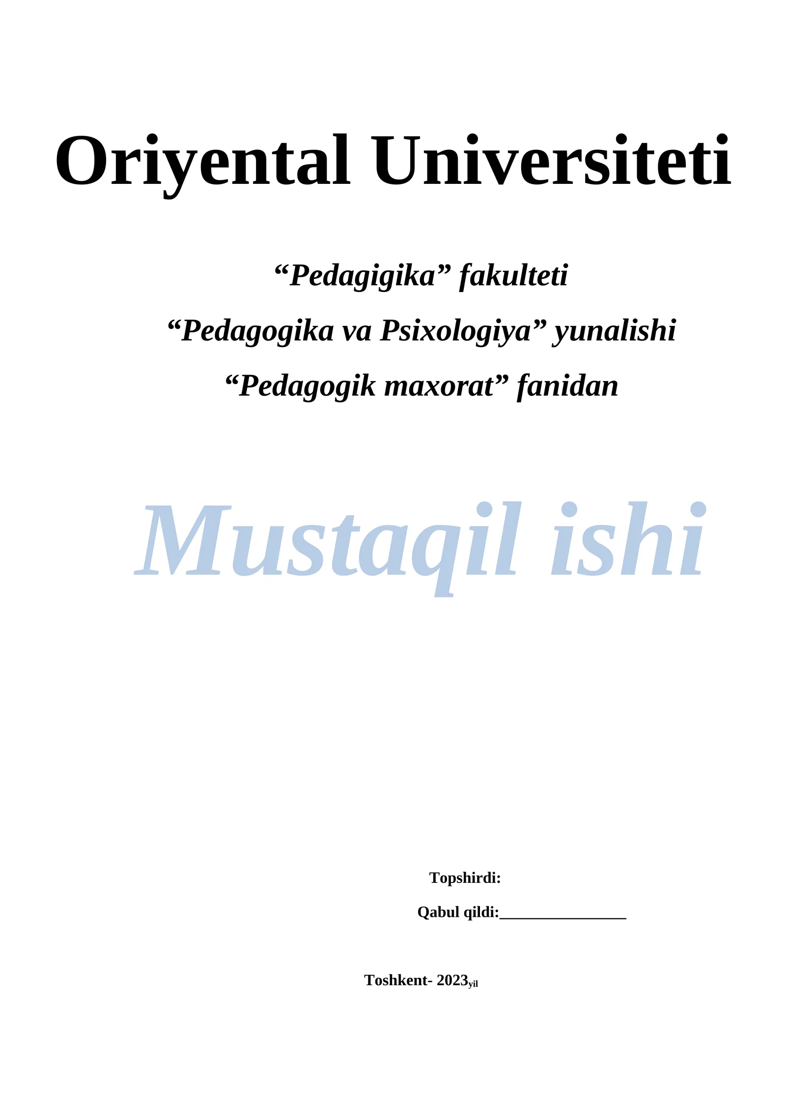 Kreativlik pedagogik ijodkorlikning asosi sifatida