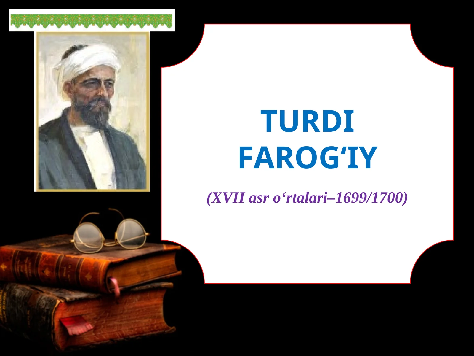 TURDI FAROG‘IY