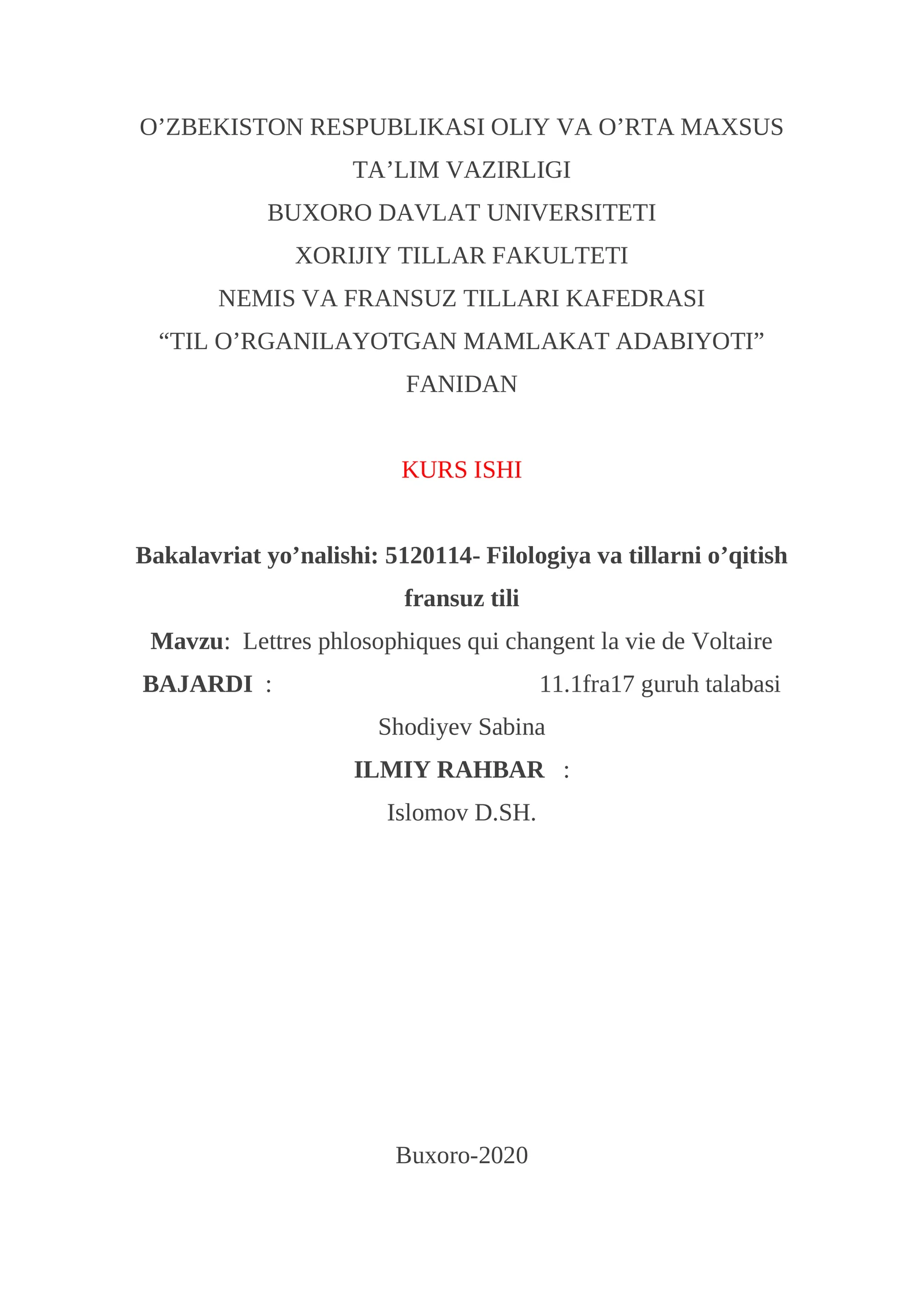 Lettres phlosophiques qui changent la vie de Voltaire