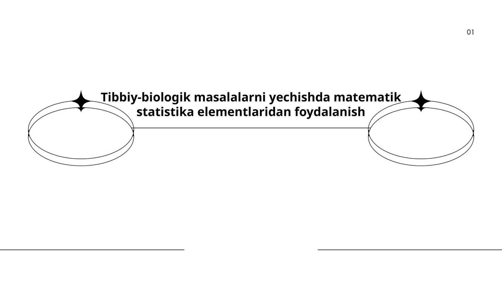 Tibbiy-biologik masalalarni yechishda matematik statistika elementlaridan foydalanish