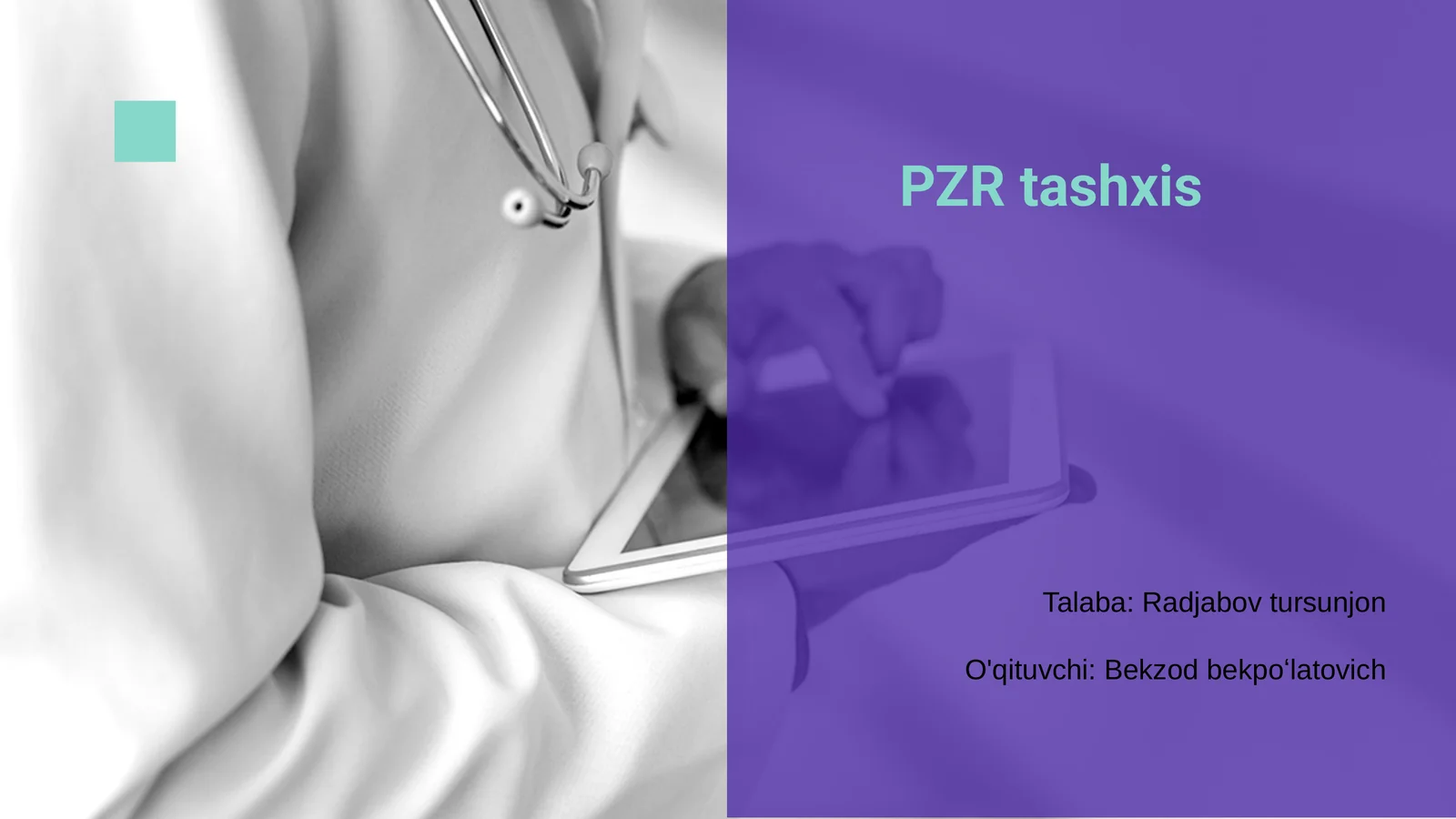 PZR tashxis