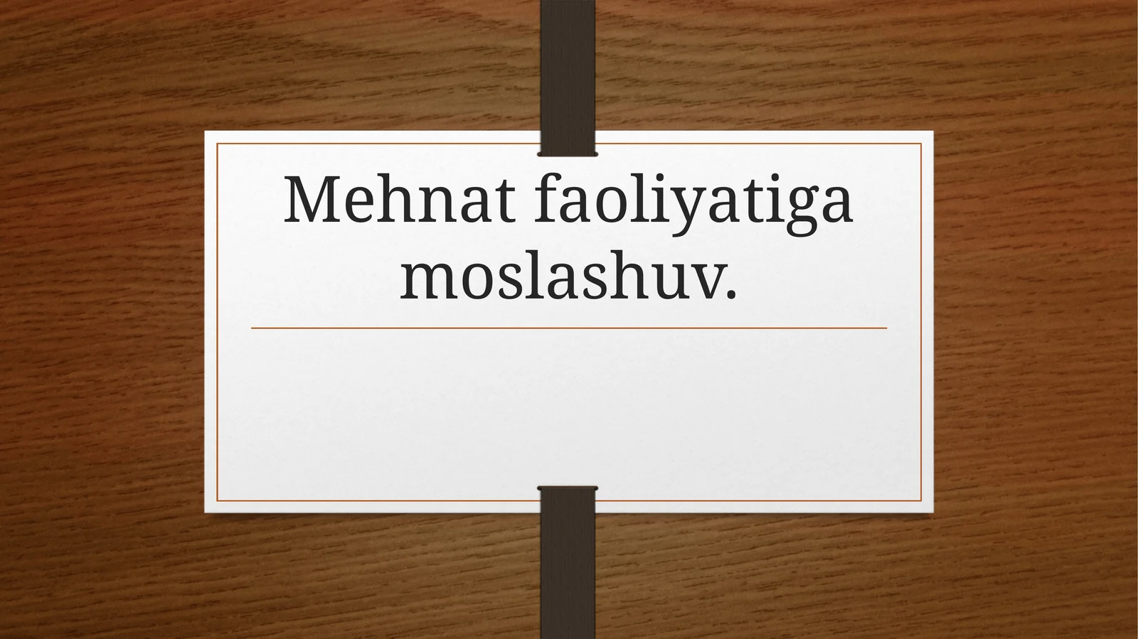 Mehnatfaoliyatigamoslashuv