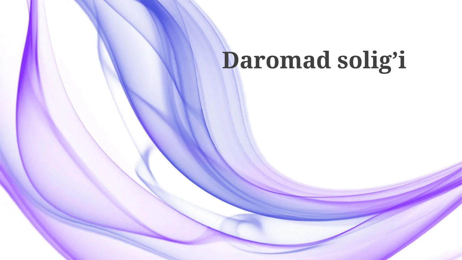 Daromadsolig’i