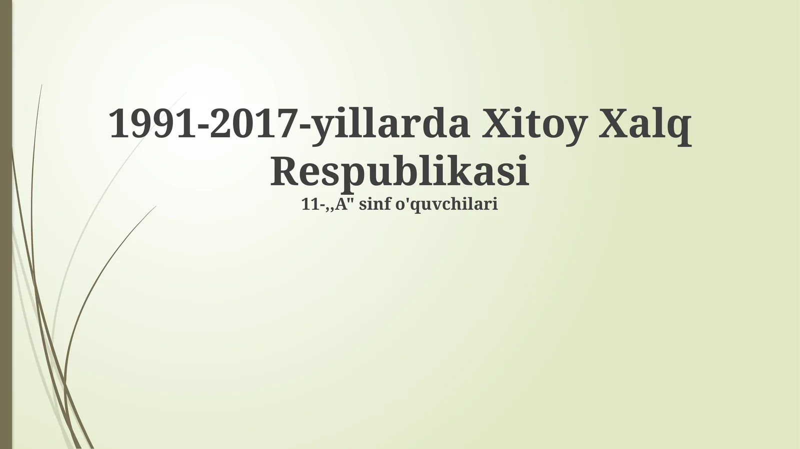 Siyosiy va Iqtisodiy Transformatsiya