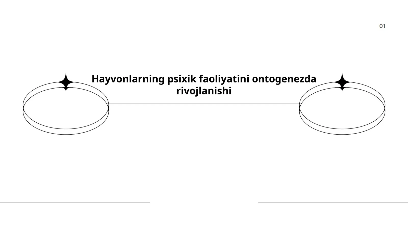 Ontogenez nazariyasi va hayvonlarning psixik faoliyatini ontogenezda rivojlanishi