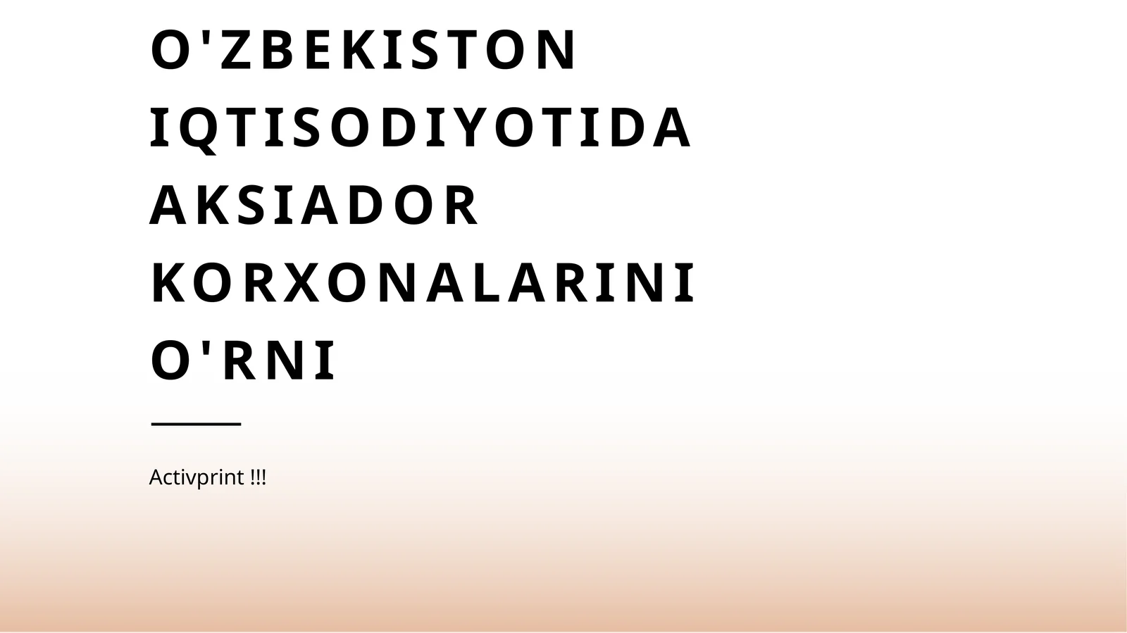 o'zbekiston iqtisodiyotida aksiador korxonalarini o'rni