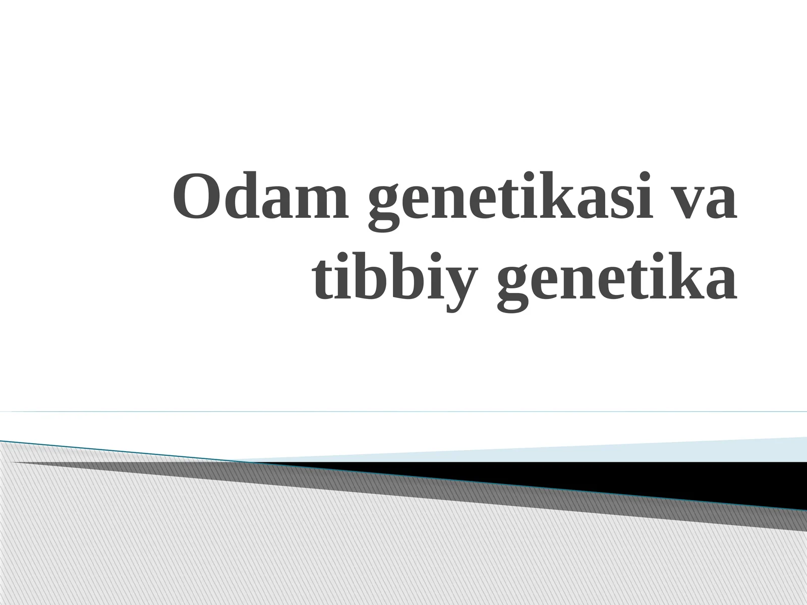 Tibbiygenetika