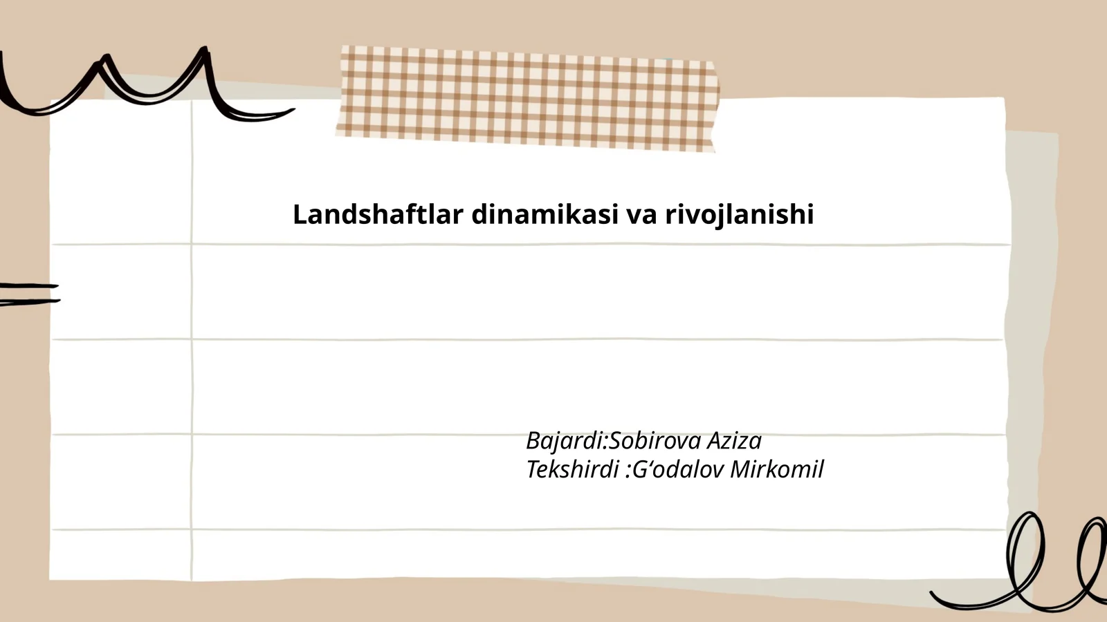 Geomorfologik jarayonlar