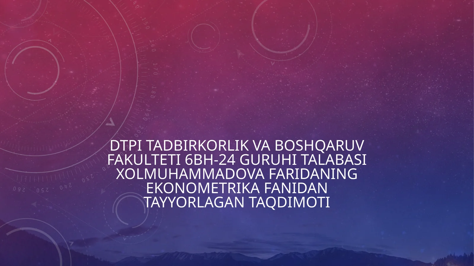 Eng KICHIK KVADRATLAR USULINING GEOMETRIK TALQINI