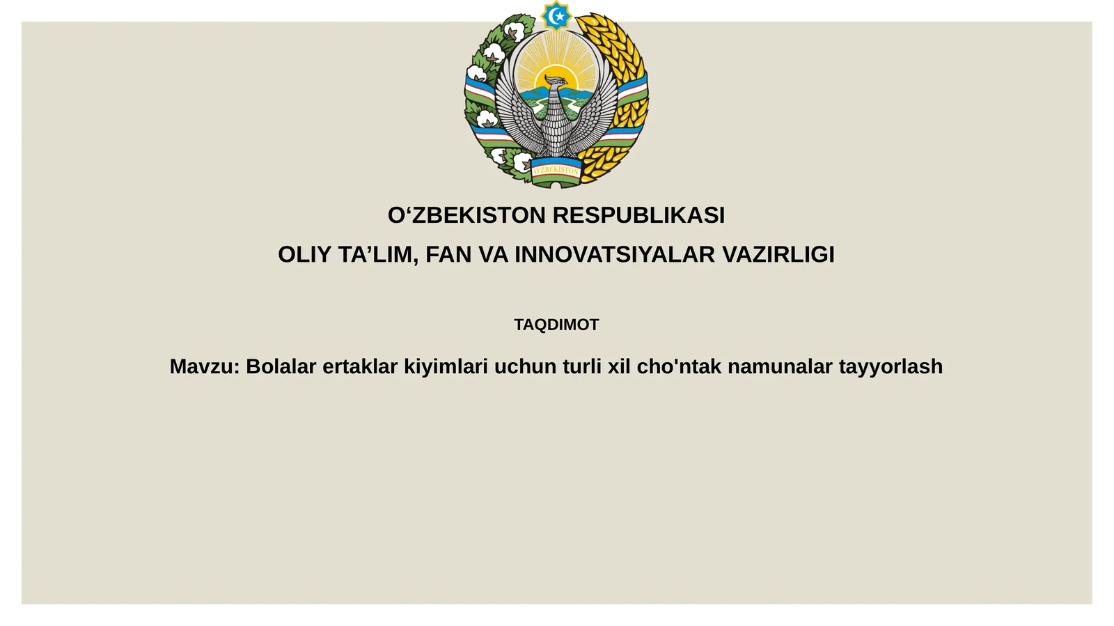 Bolalar ertak kiyimlari uchun turli cho'ntak namunalar tayyorlash