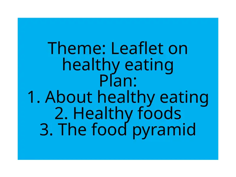 Yengil ovqatlanish haqida yorliq