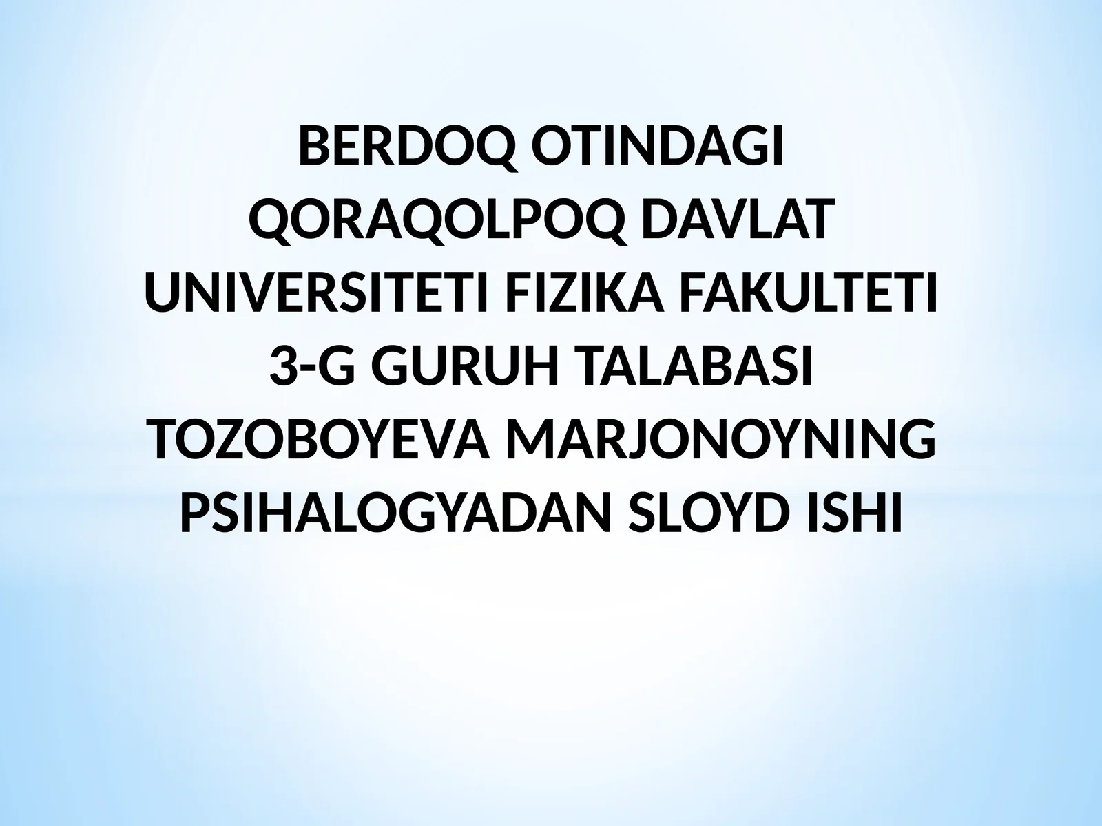 Muloqatpsihalogyasidauchraydigantosiqlar