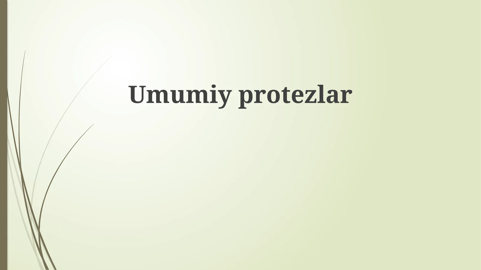 Umumiyprotezlar