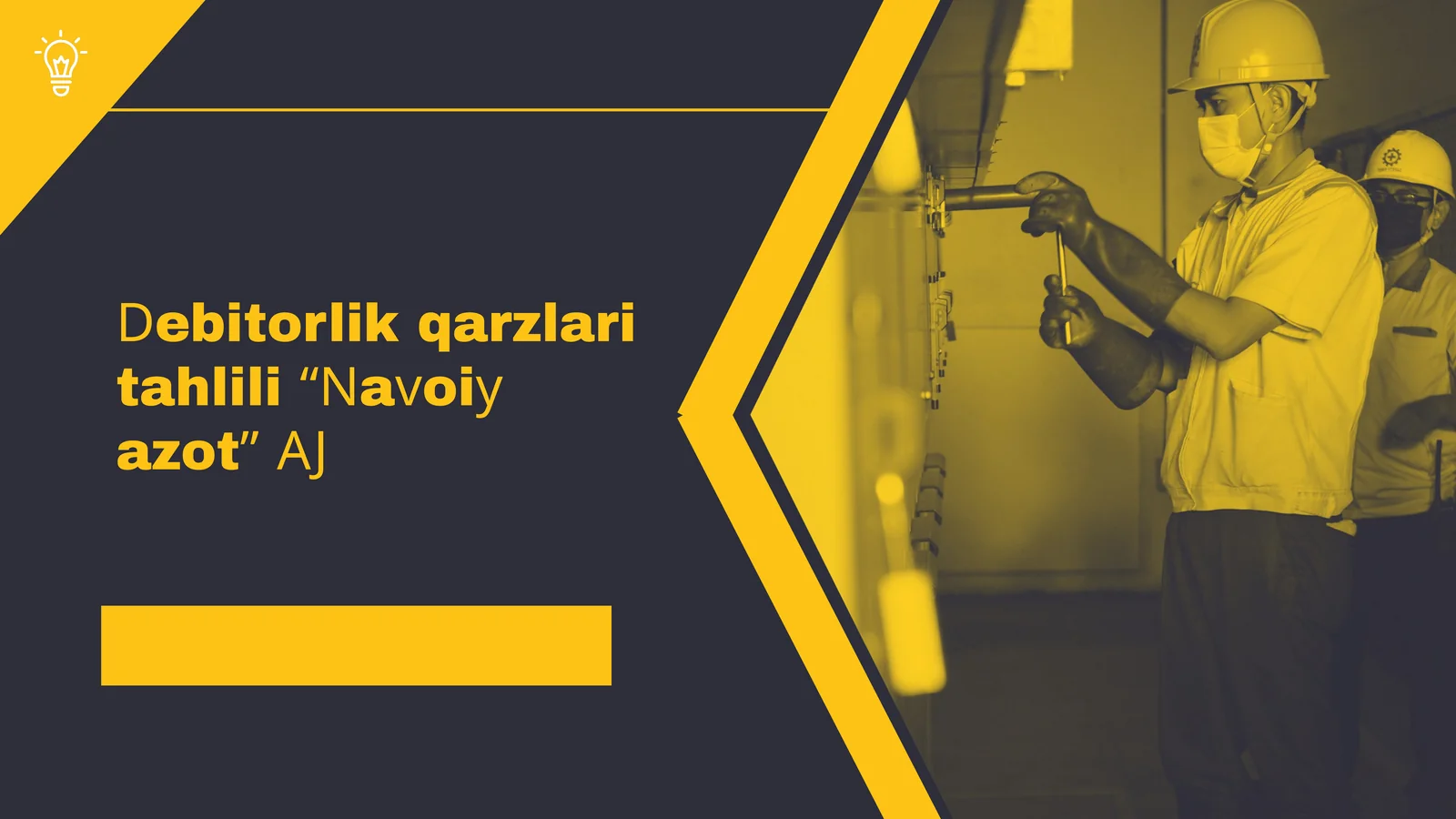 Debitorlik qarzlari tahlili “Navoiy azot” AJ misolida