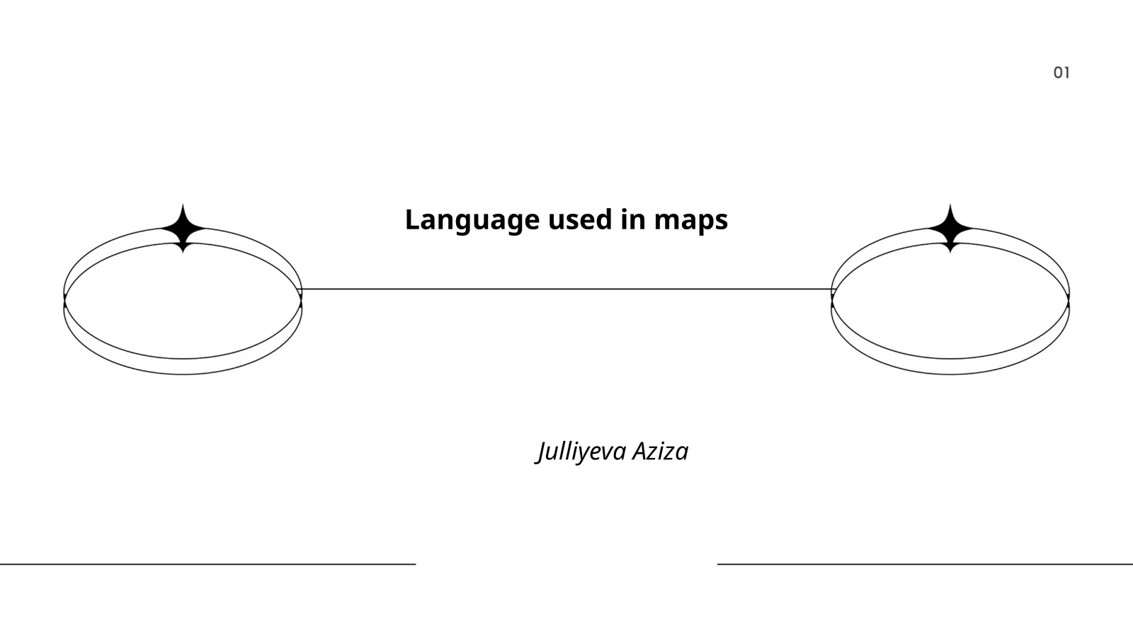 Language used in maps