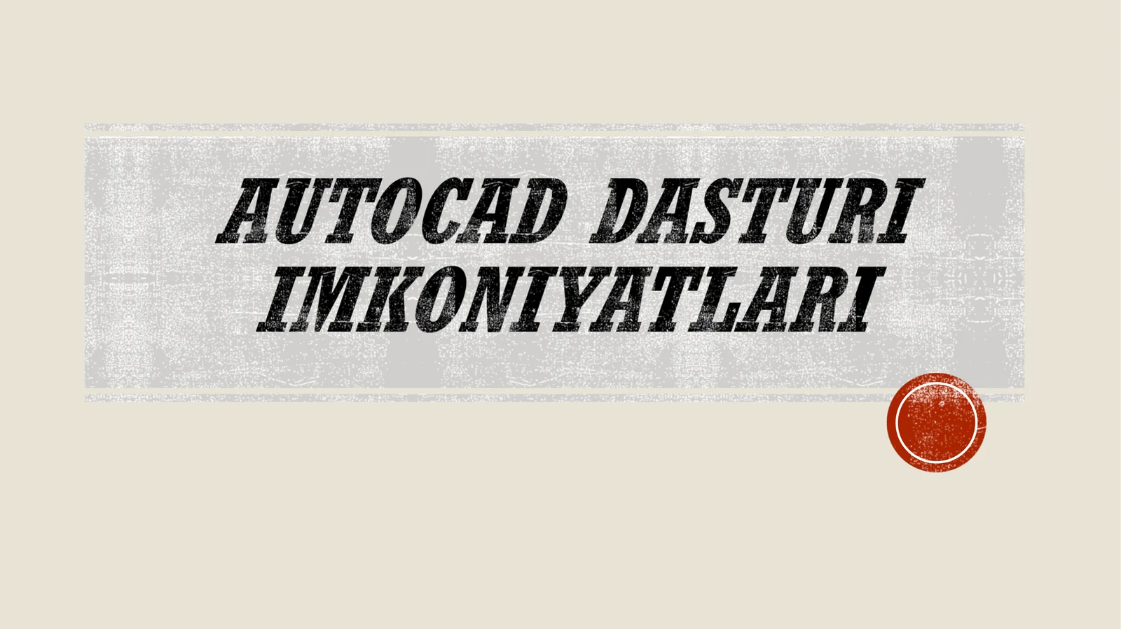 Avtomatlashtirilgan loyihalash vositalari