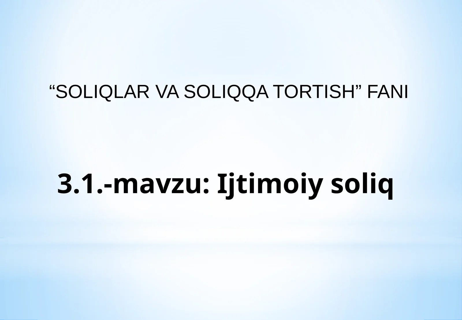 Ijtimoiy soliq