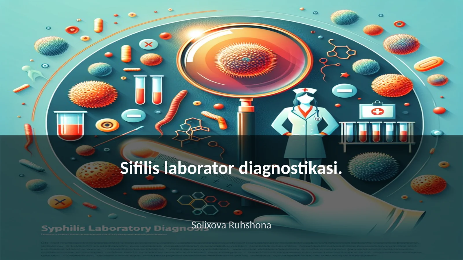 Sifilis laborator diagnostikasi