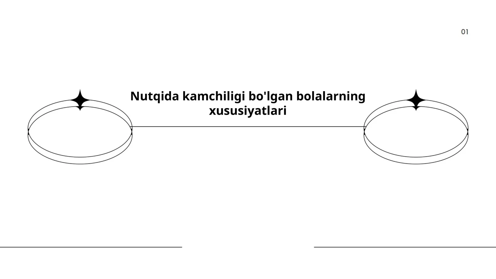 Nutqida kamchiligi bo'lgan bolalarning xususiyatlari