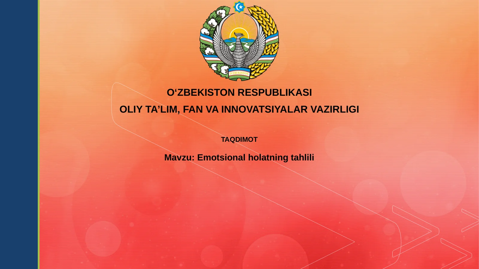Emotsional holatning tahlili