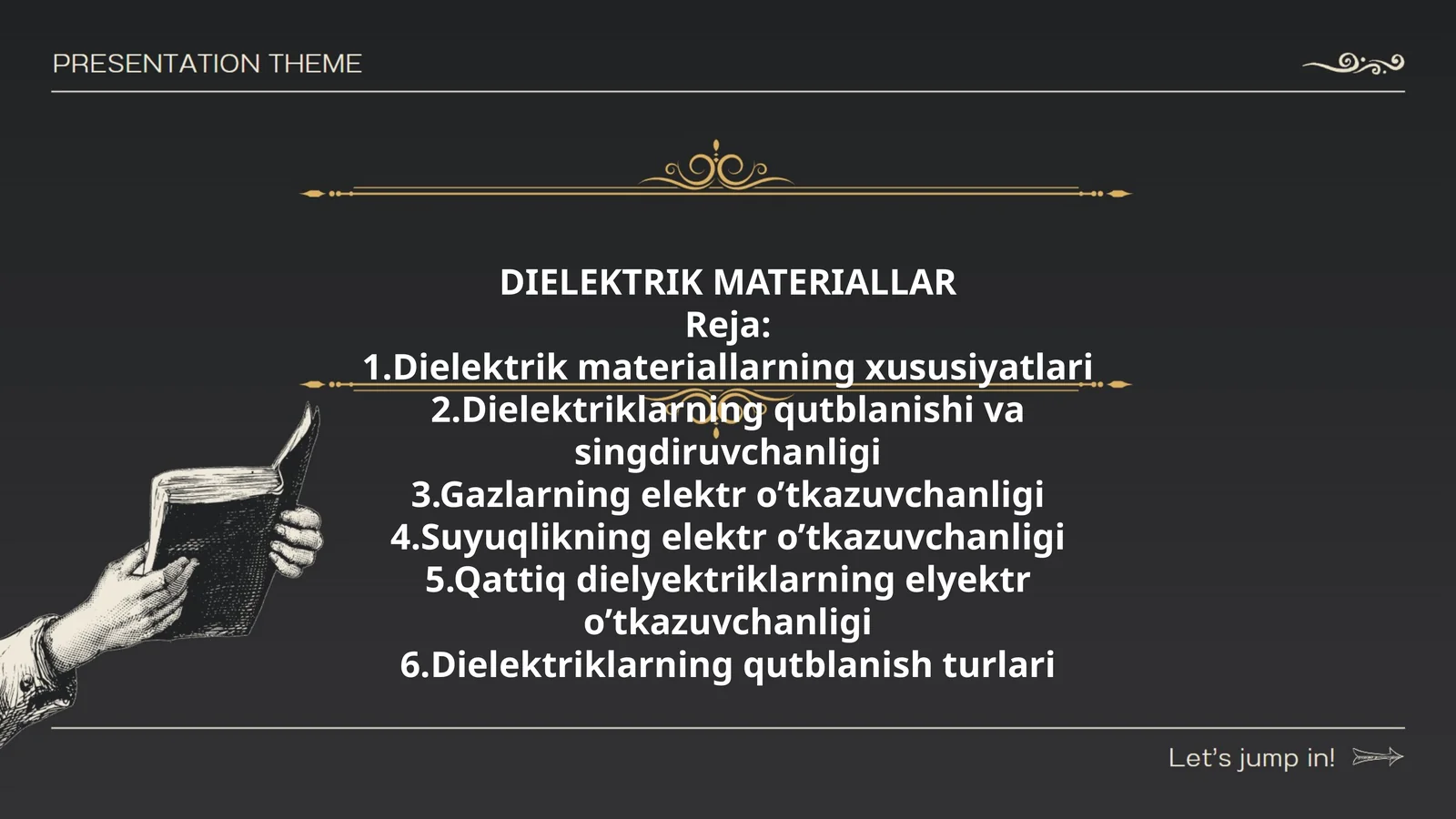 DIELEKTRIK MATERIALLAR