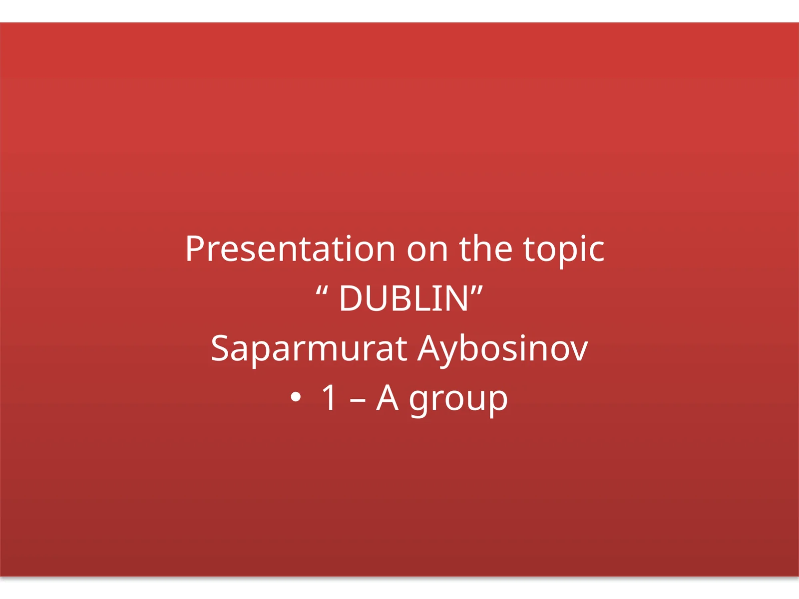 DUBLIN